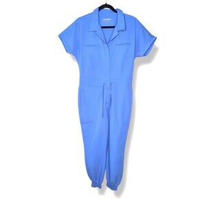 Madala Women's Jumsuit scrubs in ceil blue Size small